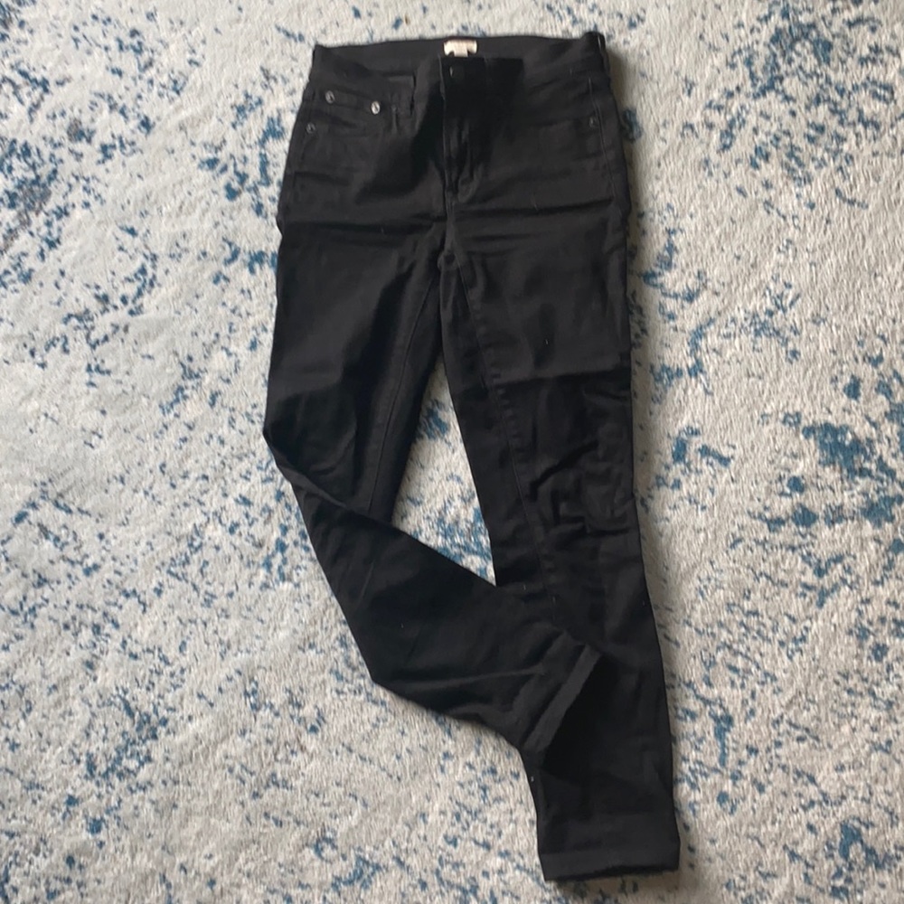 Gently worn, black JCrew Jeans